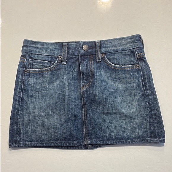 Citizens Of Humanity Dresses & Skirts - Citizens Of Humanity Blue Denim Mini Skirt
